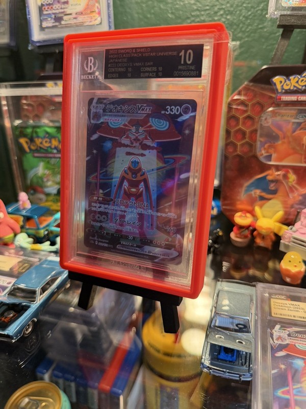Deoxys VMAX 222/172 VSTAR Universe Pokemon Card BGS 10 Black Label (POP 54) view 2