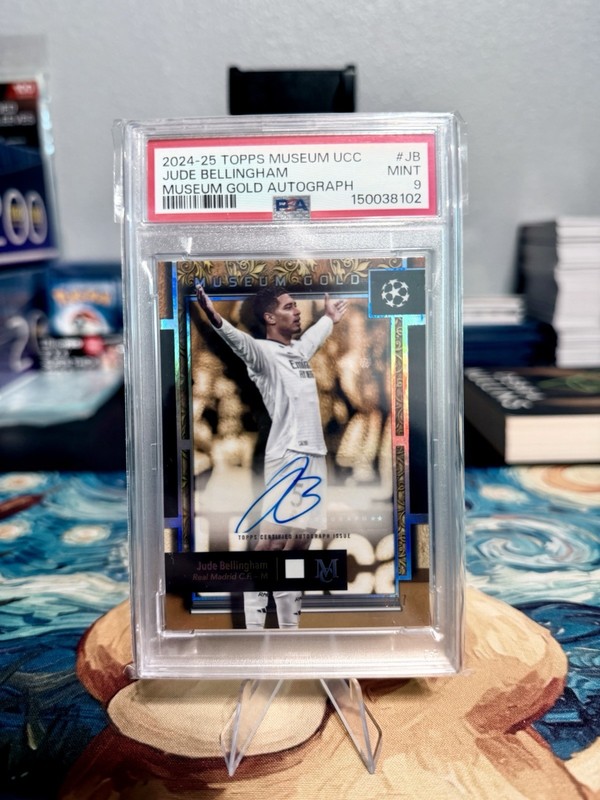 Topps 2024-25 Museum UCC Jude Bellingham GPA-JB Auto PSA 9 5/7
