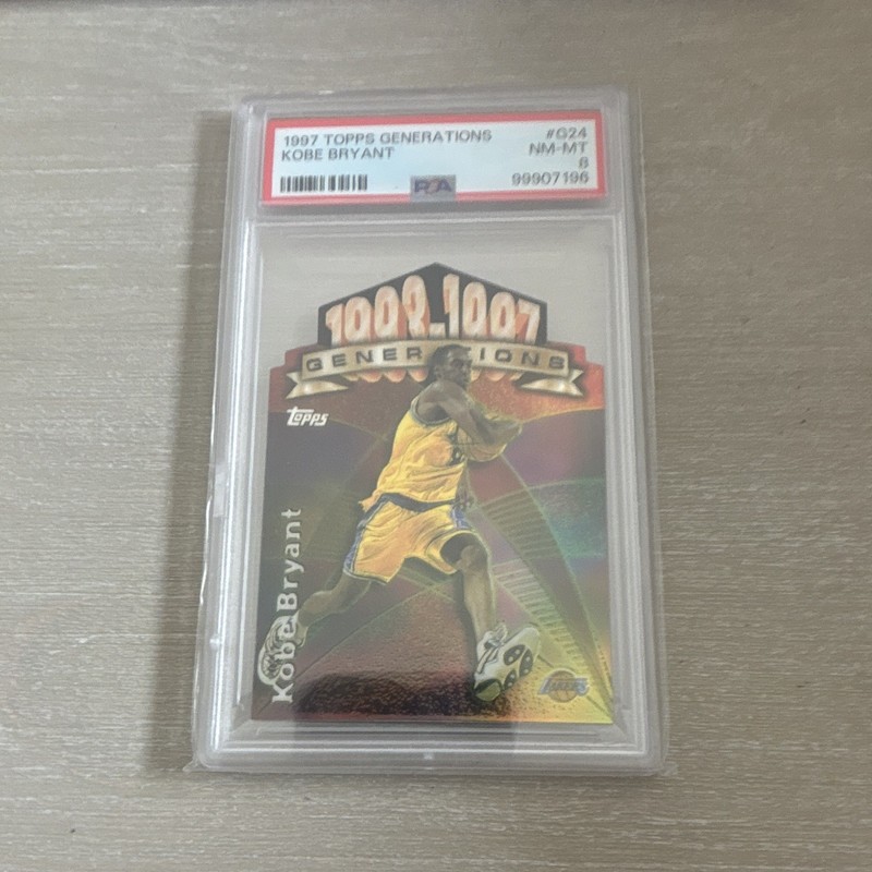 Topps 1997-98 Generations Kobe Bryant #G24 Lakers PSA 8 Basketball Card