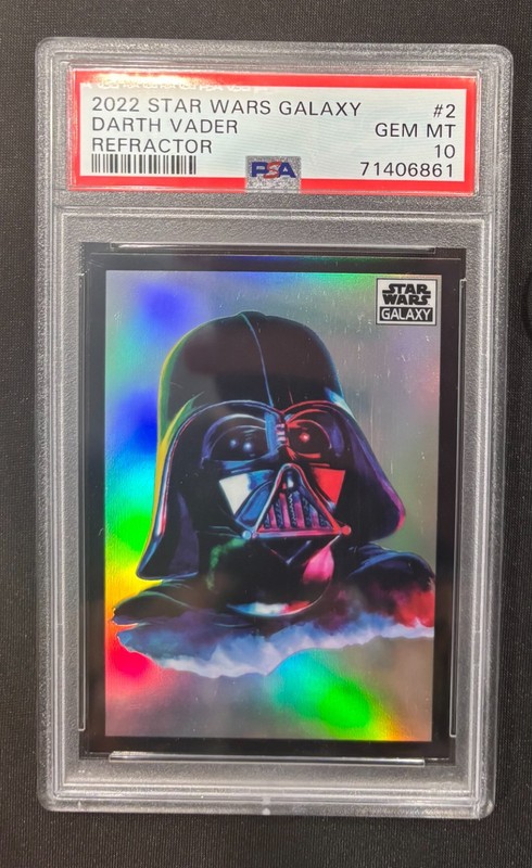 2022 Star Wars Galaxy Darth Vader Refractor PSA 10 Gem Mint #2