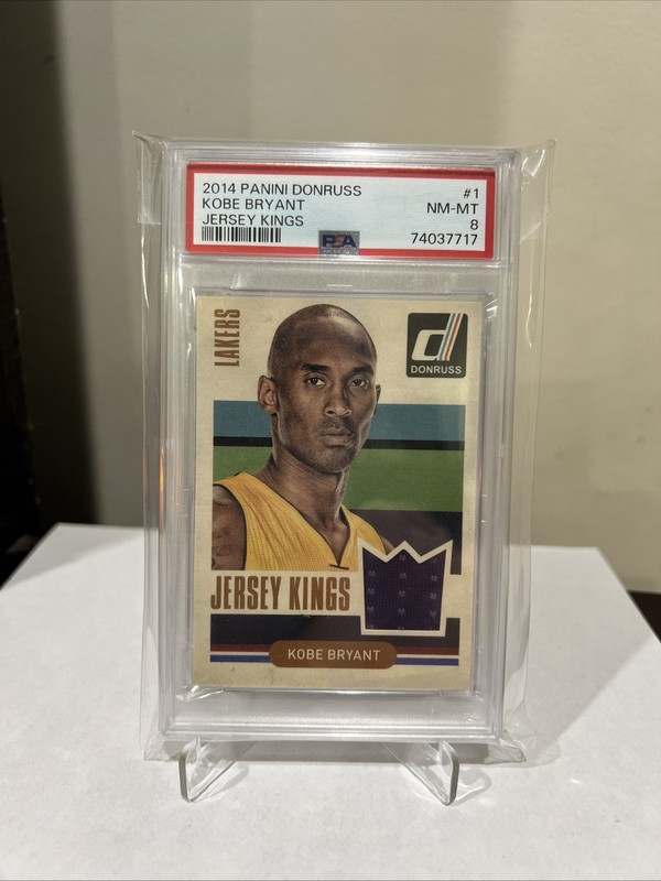 Panini 2014-15 Donruss Jersey Kings Kobe Bryant Lakers GAME WORN Patch POP 6 