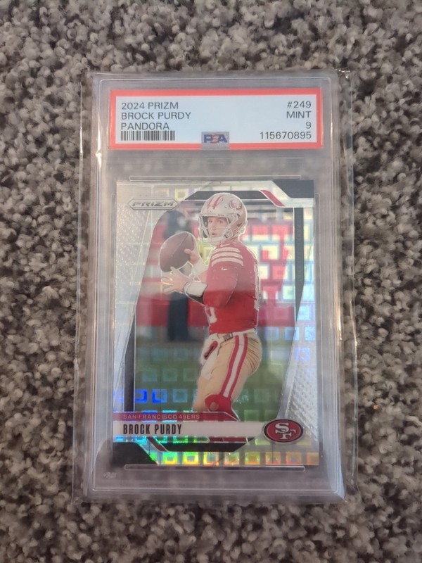 PSA 9 - PANINI PRIZM - BROCK PURDY - PANDORA /400 2024