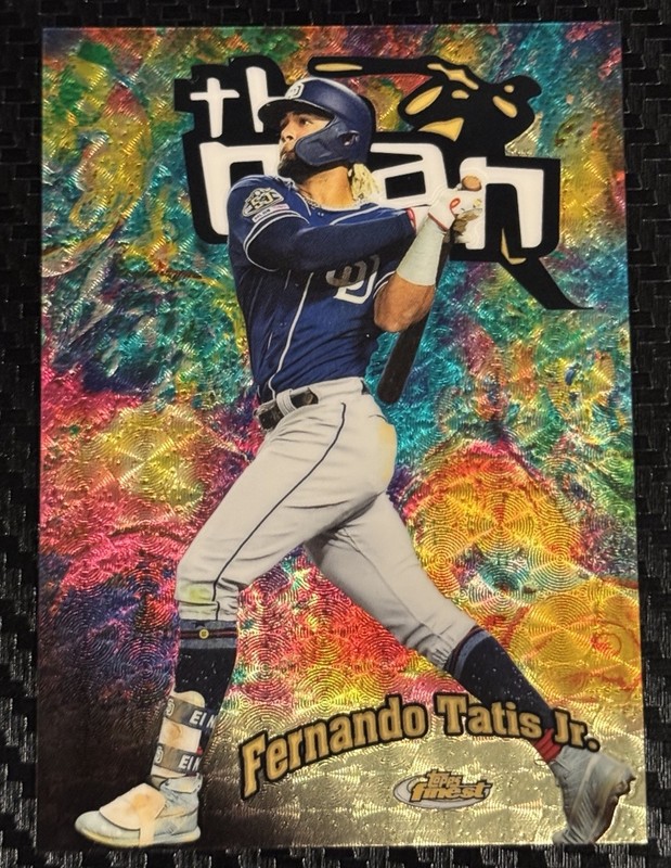 Topps 2020 Finest Fernando Tatis Jr. The Man Superfractor 1/1 Padres #FTM-20