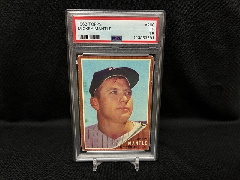 1962 Topps Mickey Mantle #200 PSA 1.5 Great Centering!