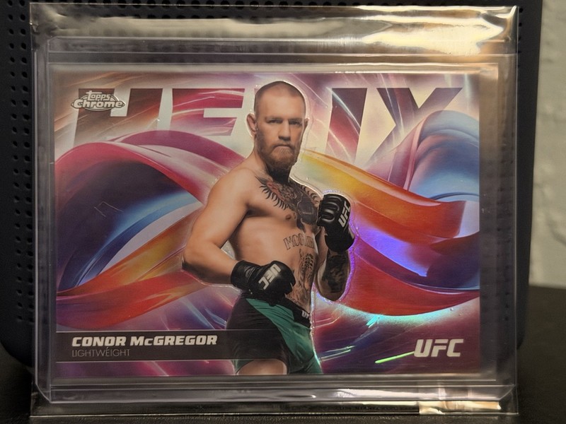 2026 Topps Chrome UFC Conor McGregor HELIX CASE HIT Short Print SP