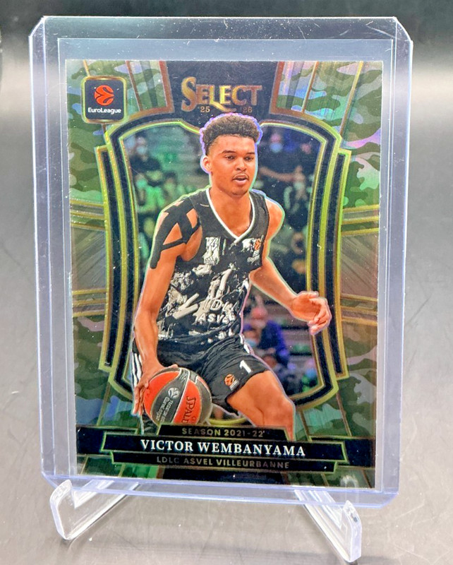 2025/26 Select Euroleague VICTOR WEMBANYAMA Camo Prizm 19/125 #128