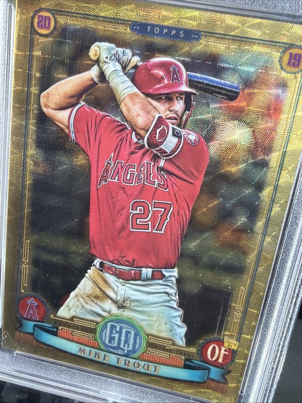 2019 Topps Gypsy Queen Mike Trout #1 Chrome Superfractor 1/1 Angels view 2