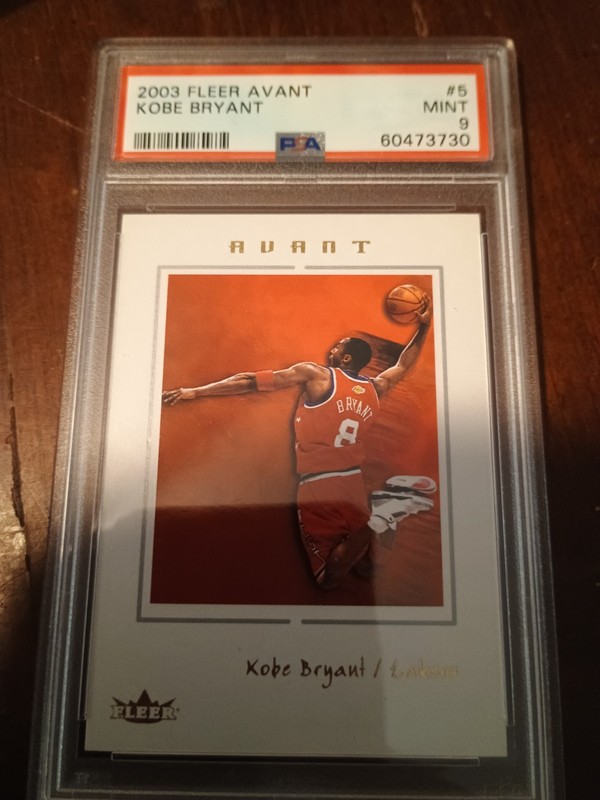 2003 Fleer Avant Number 5 Kobe Bryant PSA 9