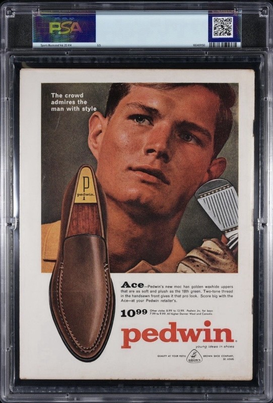 1964 Sports Illustrated - Jack Nicklaus - Newsstand - PSA 6.5 view 2