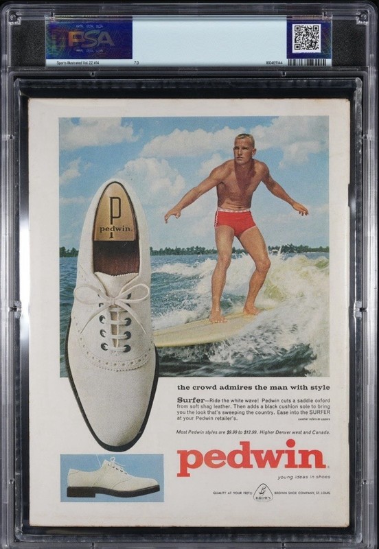 1965 Sports Illustrated - Jack Nicklaus & Arnold Palmer - Newsstand -PSA 7.0 view 2