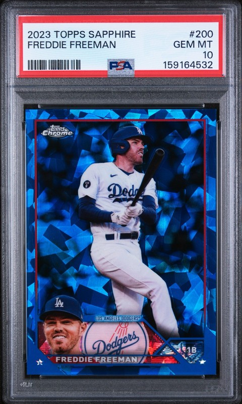 2023 Topps Chrome Sapphire Edition - Freddie Freeman #200 PSA 10 - Pre-Sale