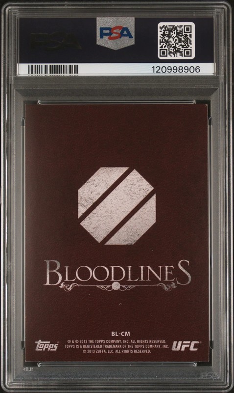 CONOR MCGREGOR - 2013 Topps UFC Bloodlines Rookie PSA 6 #CM view 2