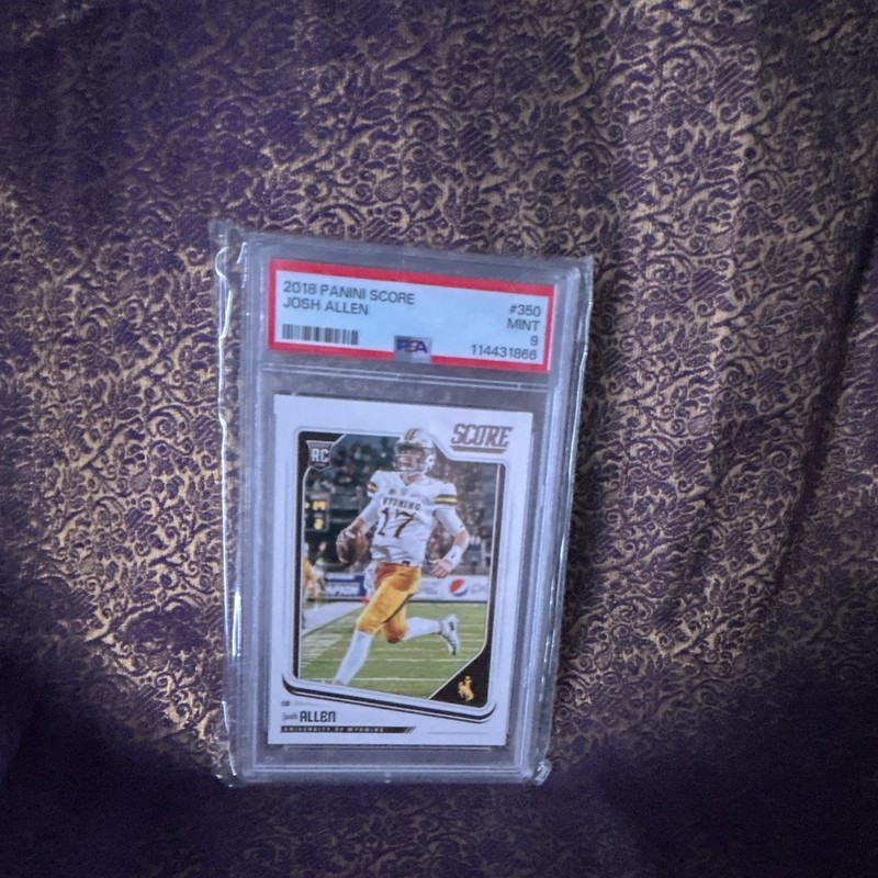 Panini 2018 Score Rookies Josh Allen RC #350 Base Set Football PSA 9