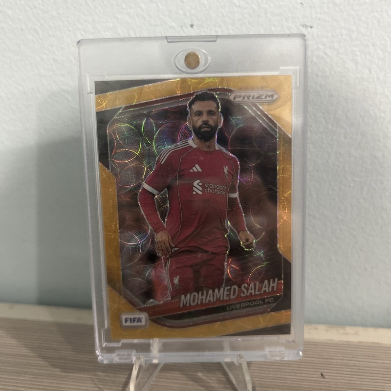 Mohamed Salah 2025-26 Prizm Soccer Gold /10 