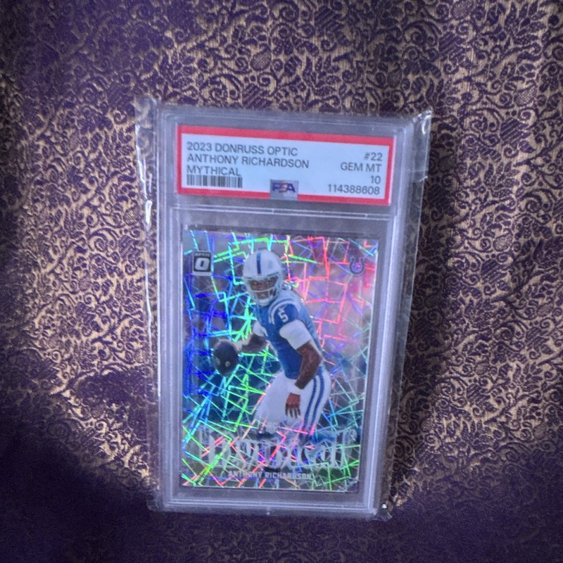 Panini 2023 Donruss Optic Mythical Anthony Richardson RC #22 PSA 10 Colts