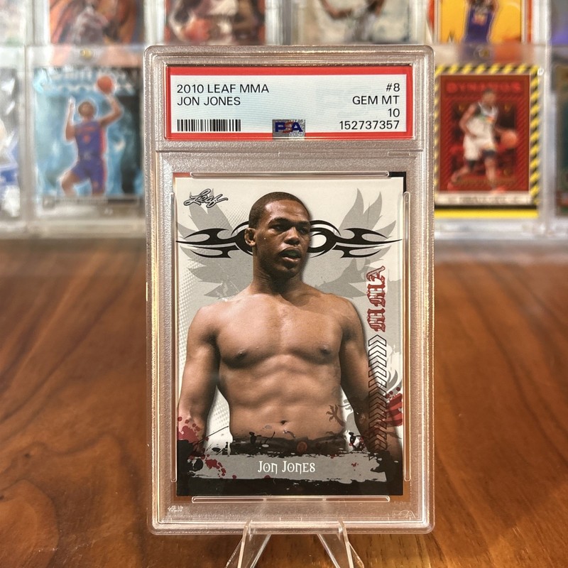 PSA 10 2010 Leaf MMA - Jon Jones #8 RC