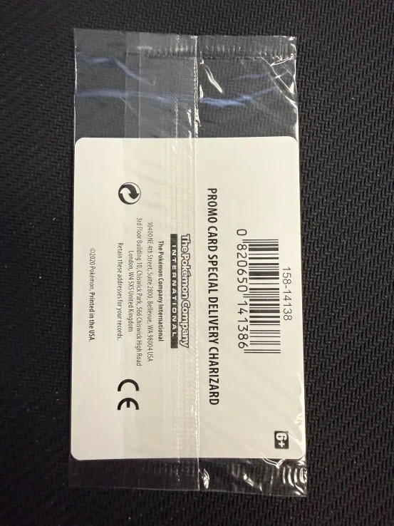 Special Delivery Charizard SWSH075 SWSH: Sword & Shield Promo Cards Holo Sealed view 2