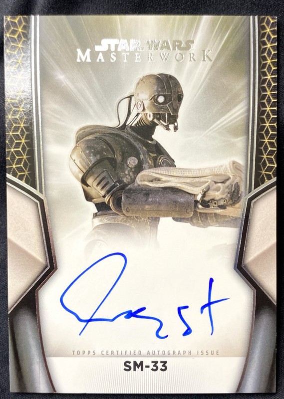 2025 Topps Star Wars Masterwork | SM-33 On-Card AUTO - Nick Frost Signature A-33