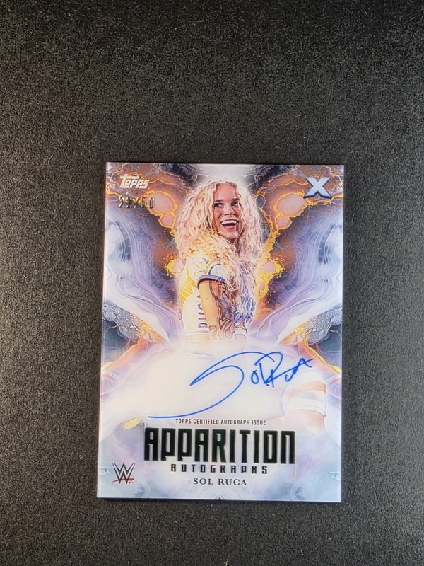 Sol Ruca 2025 Topps Exalted WWE Apparition Auto 22/50