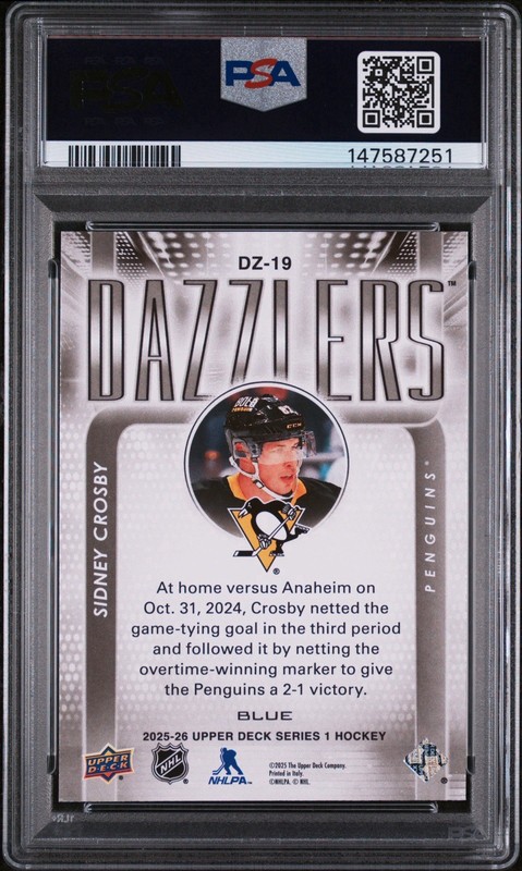 Sidney Crosby Blue Dazzlers DZ19 view 2