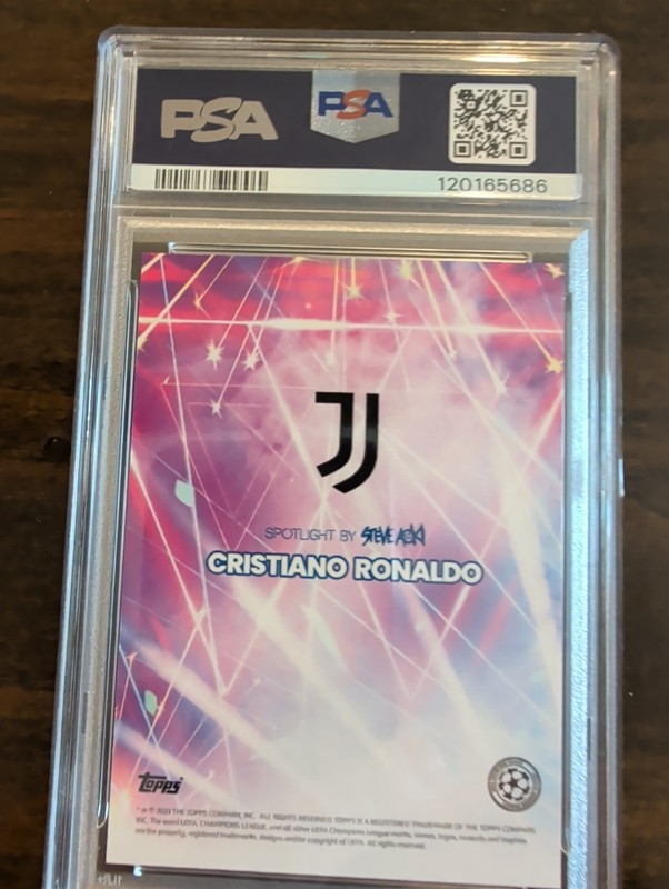 2020-21 Topps Football Festival by Steve Aoki - Cristiano Ronaldo view 2