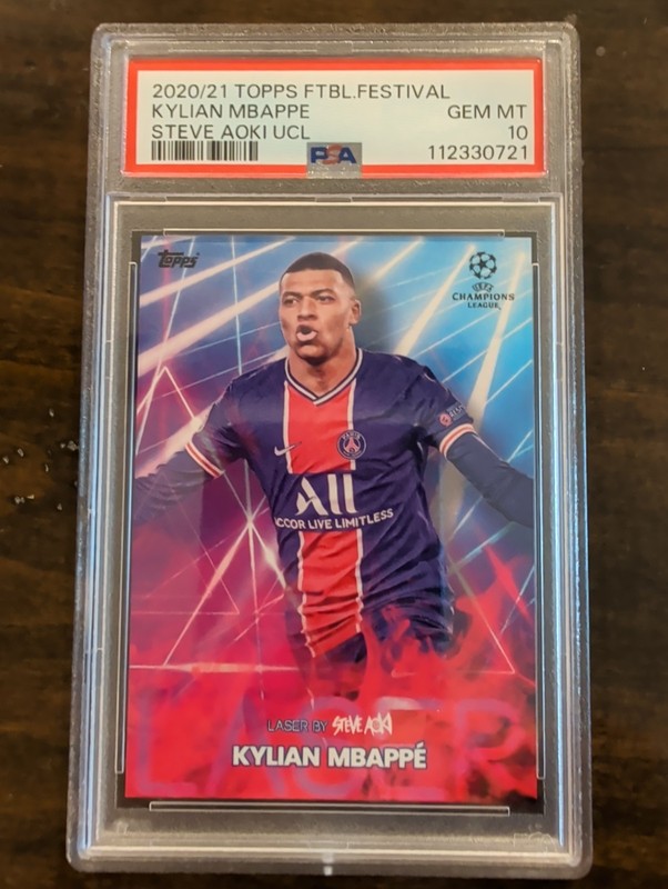 2020-21 Topps Football Festival by Steve Aoki - Kylian Mbappe