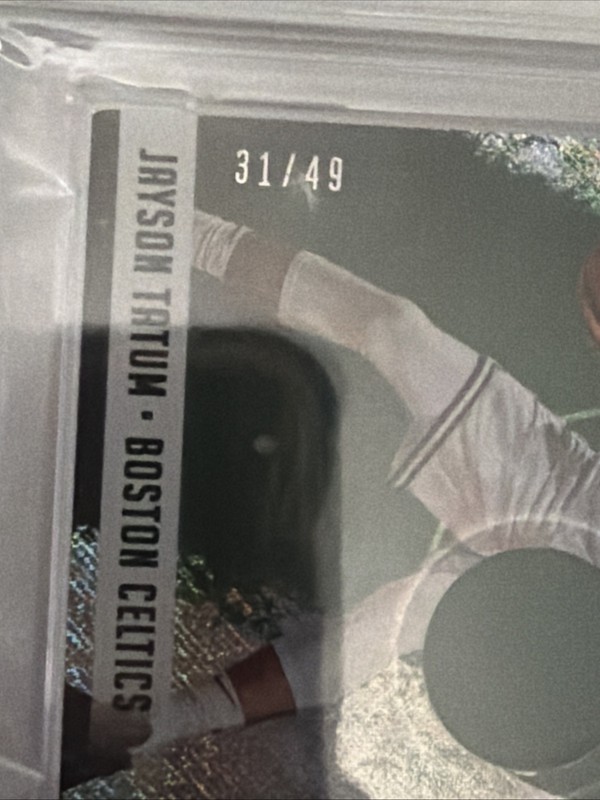 Jayson Tatum 2017-18 Panini National Convention Rookie Memorabilia Rapture /49 view 2