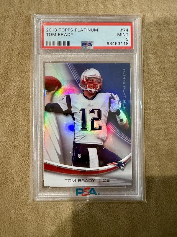 2013 Topps Platinum - Tom Brady #74 PSA 9