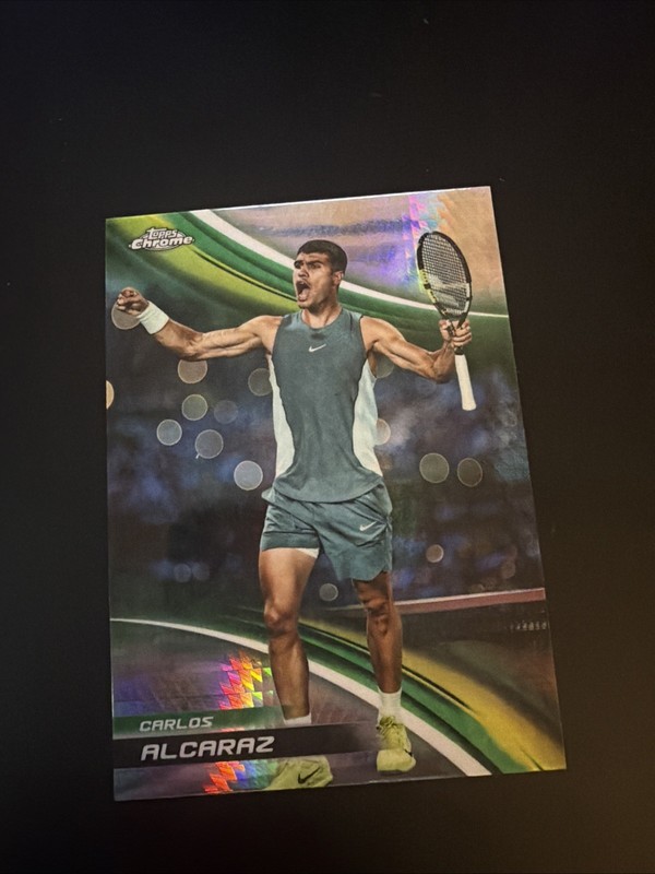 2025 Topps Chrome Tennis - Carlos Alcaraz #1 Prism Refractor