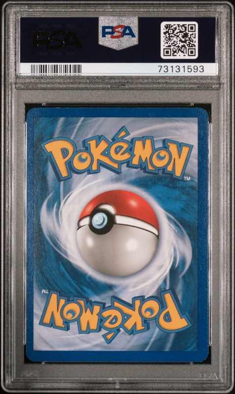 2006 POKEMON GOLD STAR MEW HOLO EX DRAGON FRONTIERS #101 PSA 8 view 2