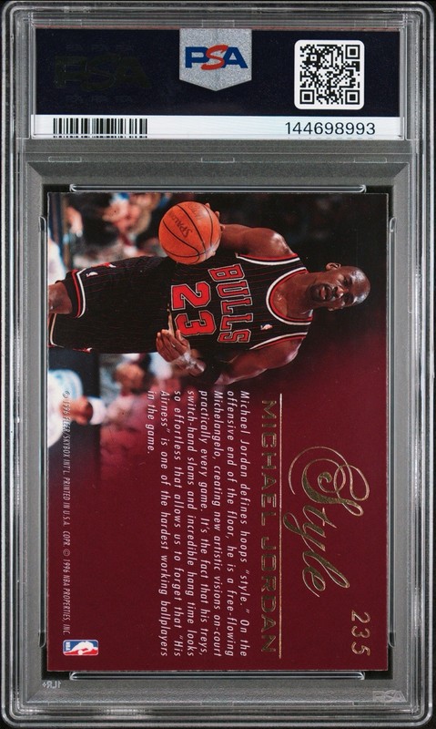 MICHAEL JORDAN 1995 FLAIR PSA 9 ! *FRESHLY GRADED “THE TRUE GOAT” BEAUTY ! *LOOK view 2