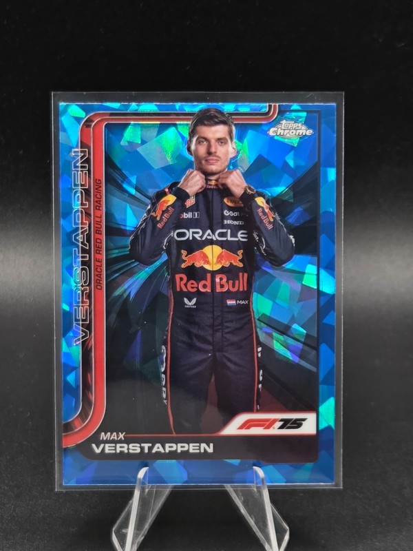 2025 Topps Chrome Sapphire Formula 1 F1 Max Verstappen Portrait #1