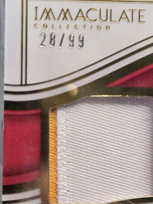 Panini 2023 Immaculate Rashee Rice Rookie Patch Auto #130 Chiefs NFL /99 view 2