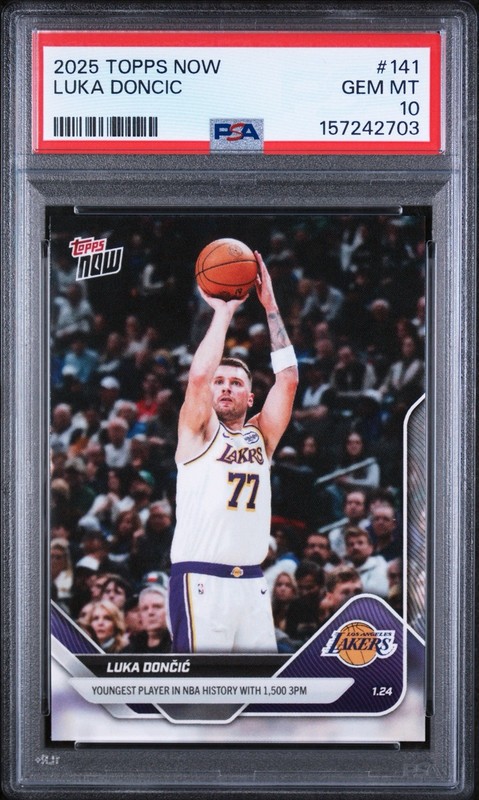 Luka Doncic PSA 10 Topps Now 141