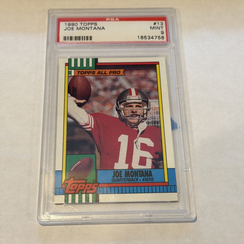 1990 Topps - Joe Montana #13 PSA 9