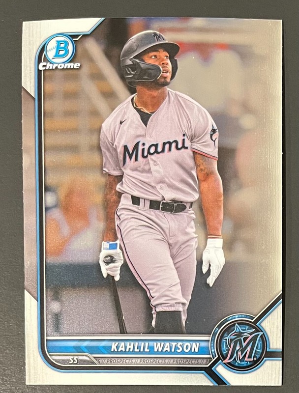 20% off!! ⚾(pick) Miami Marlins 2022 Bowman Draft (parallels, sapphire) 🔵⚫