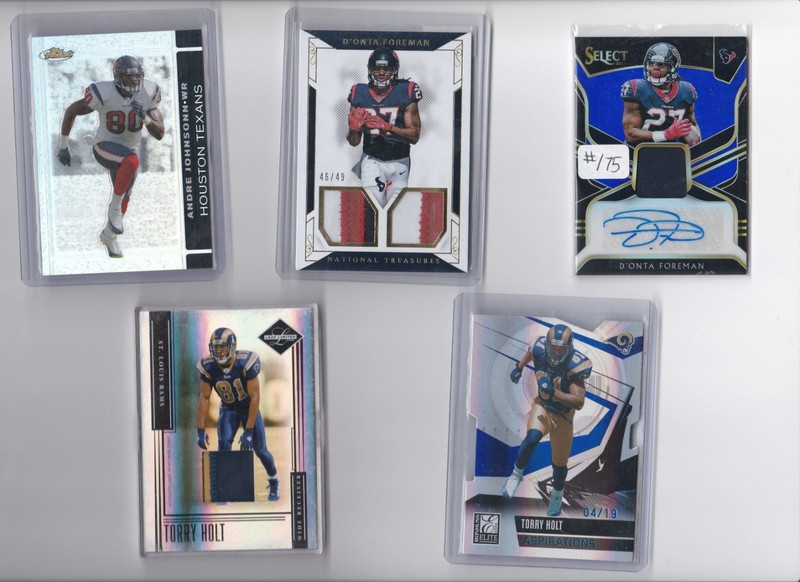TORRY HOLT 2006 LEAF LIMITED FOOTBALL THREADS PRIME GAME USED JERSEY CARD-#/30 view 2