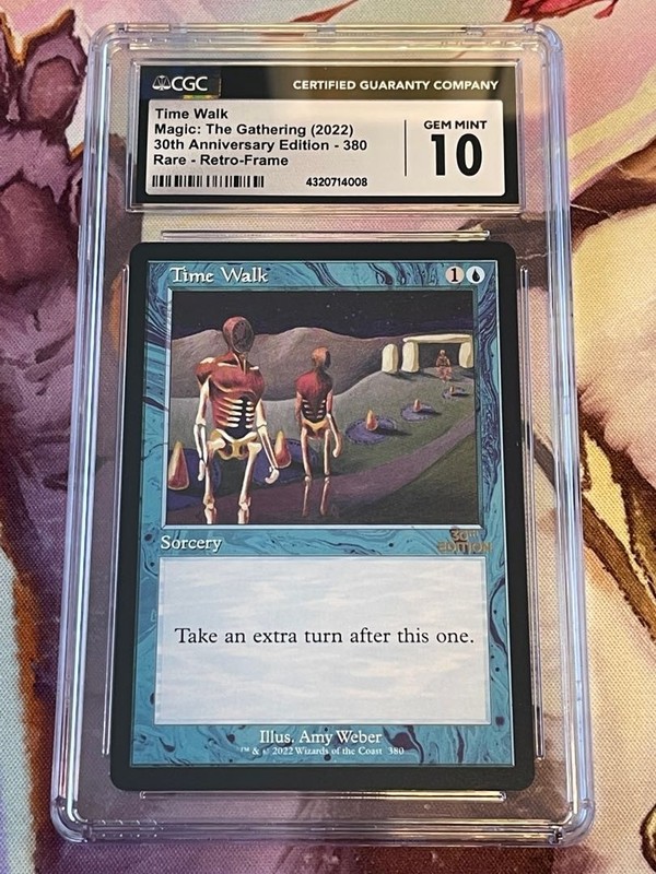 MTG 30th Anniversary Edition Time Walk Retro Frame CGC GEM MINT 10 Power 9 Card