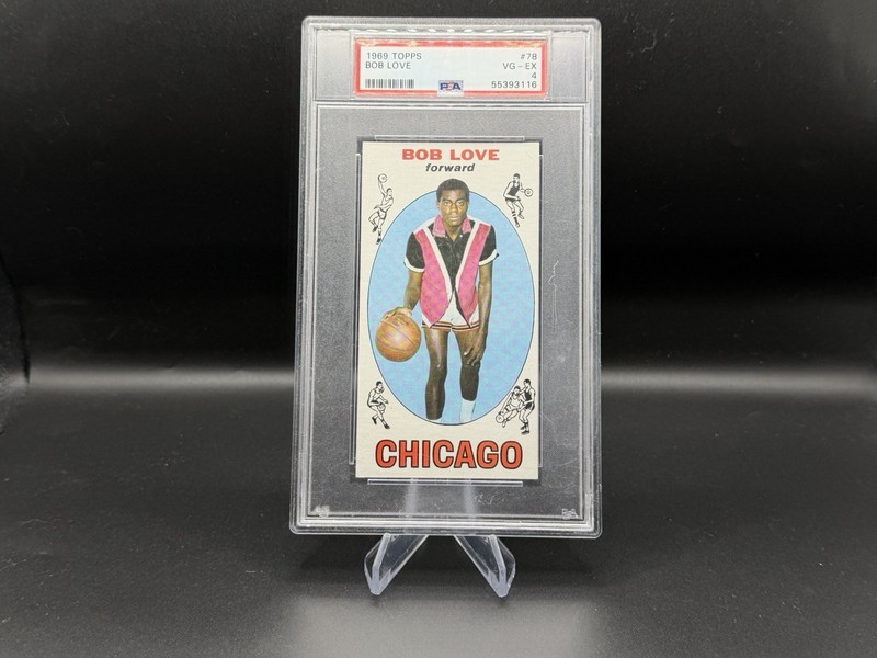 1969 Topps #78 Bob Love PSA 4 VG-EX Chicago Bulls Vintage Basketball