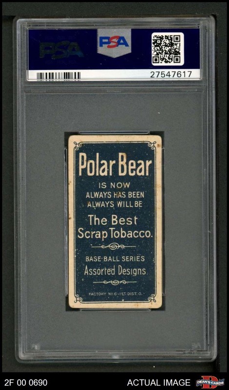 1909 T206 Ty Cobb Red Tigers HOF VARIATION PSA 2.5 - GD+ view 2