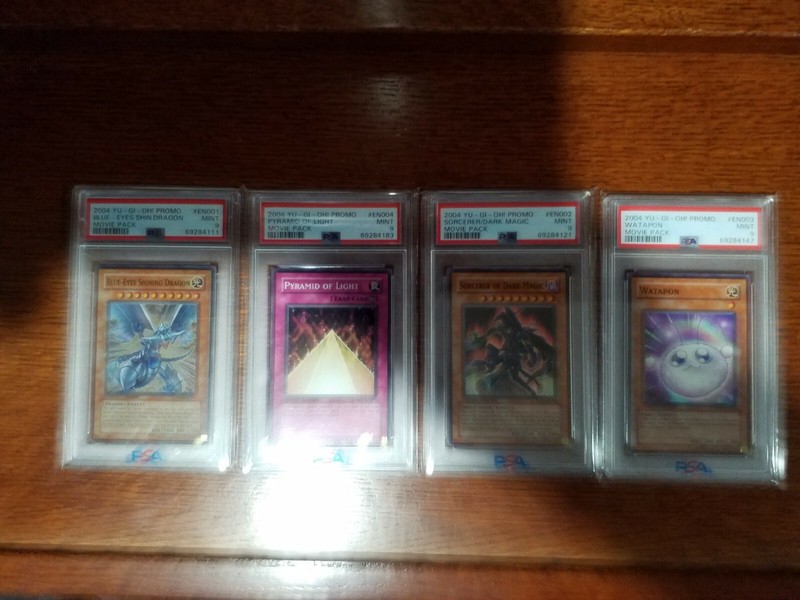 2004 YU-GI-OH THE MOVIE movie pack promo FULL SET PSA 9 + BONUS