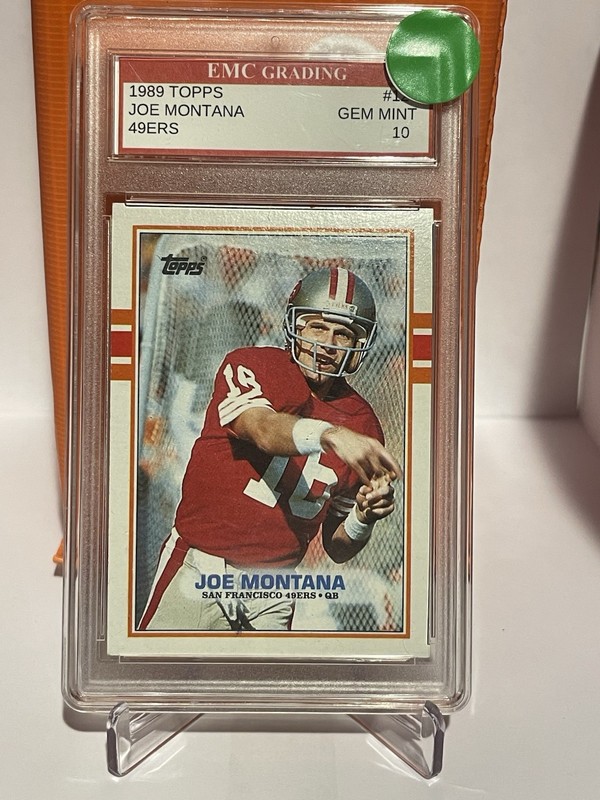 1989 Topps - Joe Montana #12 Graded Gem Mint 10
