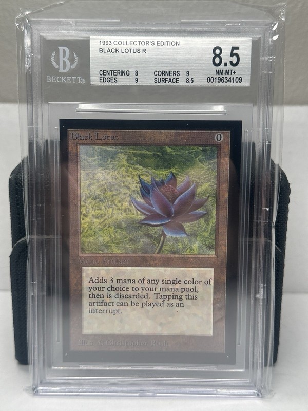 1993 BLACK LOTUS Magic the Gathering Collector's Edition (CE) BGS 8.5 MTG Graded