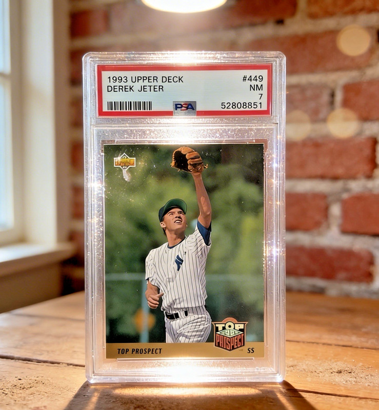 1993 Upper deck Derek Jeter PSA Graded 7 baseball Card