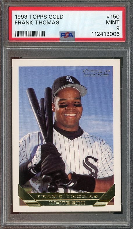 1993 Topps Gold #150 Frank Thomas MINT PSA 9 White Sox 3006