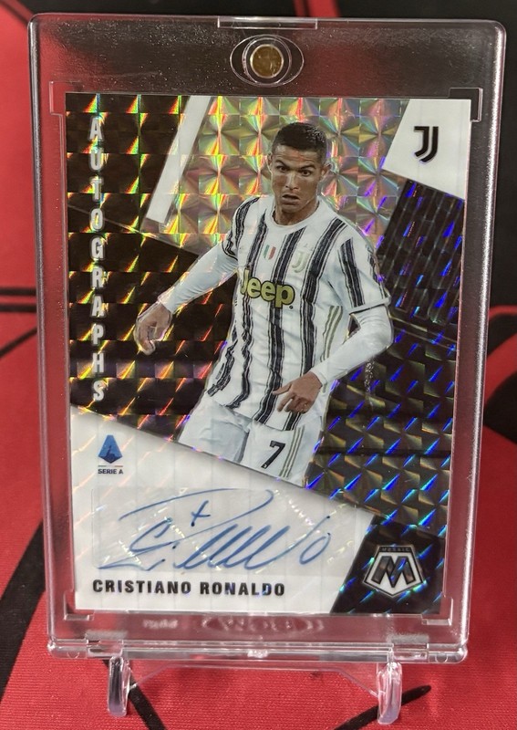 2020 Panini Mosaic Serie A Cristiano Ronaldo AUTO #CR7