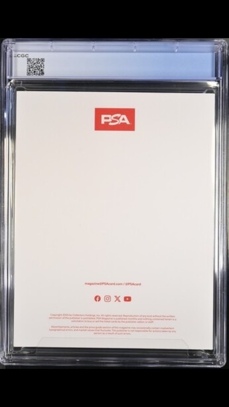 Caleb Williams PSA Magazine CGC 9.2 September 2025 Vol #45 Chicago Bears Heisman view 2