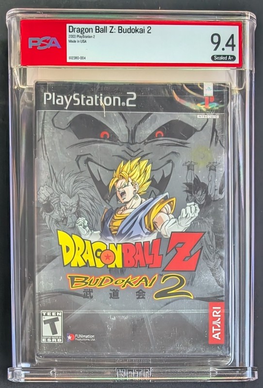 Dragon Ball Z Budokai 2 2000 PlayStation 2 PS2 Sealed PSA 9.4 A+ Graded