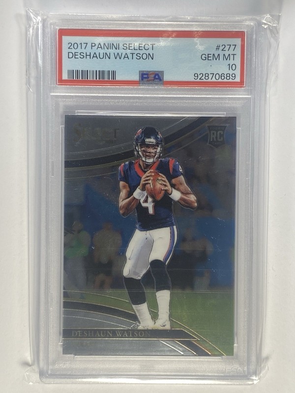 2017 Panini Select - Field Level Deshaun Watson #277 Rookie PSA 10