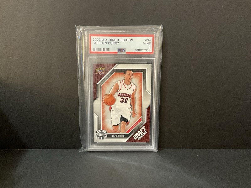 2009-10  Upper Deck  Draft Edition #34  Stephen Curry  Rookie PSA 9 Mint